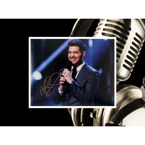 Michael Bublé shops 8x10 photo signed
