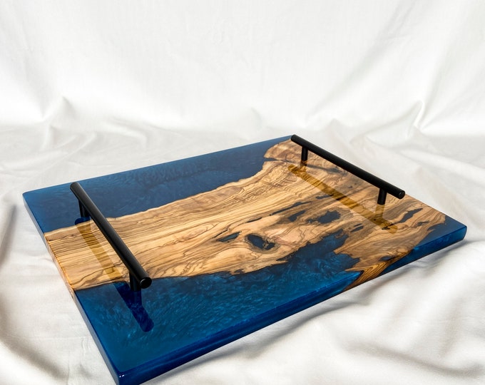 Lavi Wood & Resin Tray main image 0