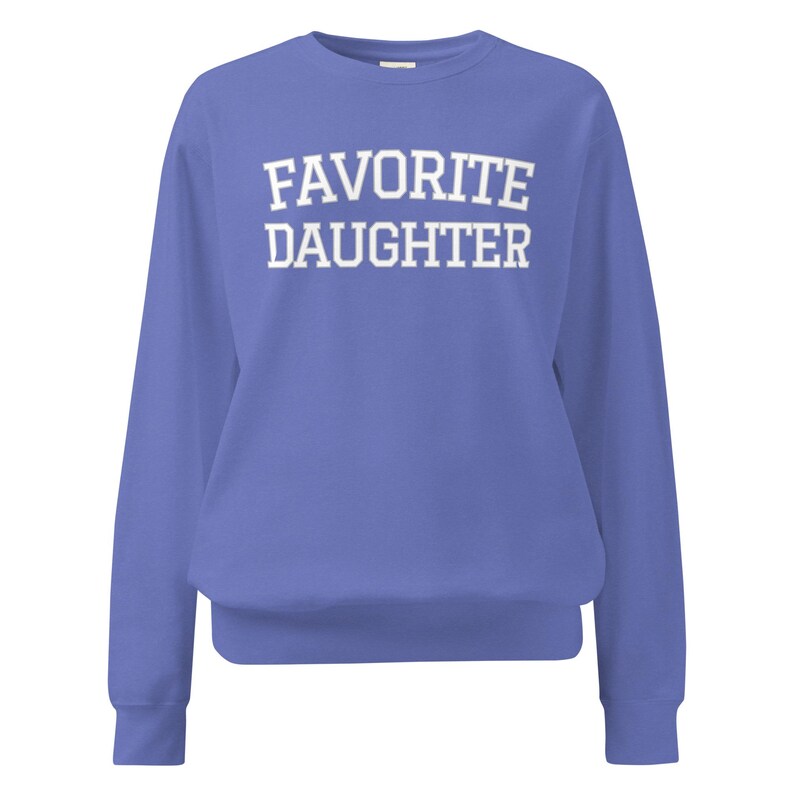 Unisex garment-dyed sweatshirt