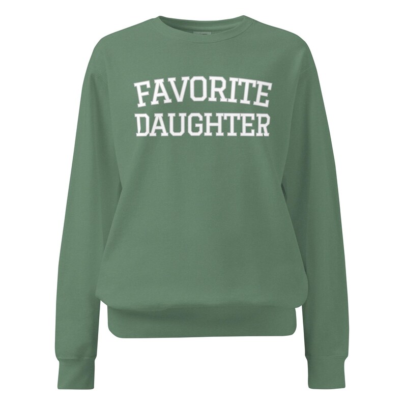 Unisex garment-dyed sweatshirt