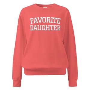 Unisex garment-dyed sweatshirt