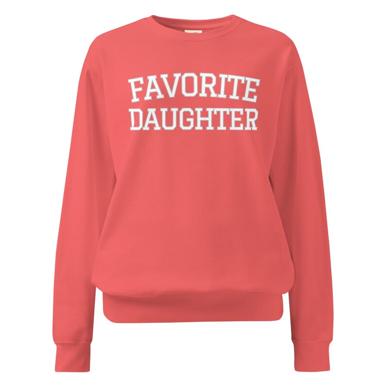Unisex garment-dyed sweatshirt