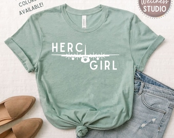 Herc Girl C130J Hercules Spouse Shirt, C130J Girlfriend Shirt, Pilot Wife Shirt, C130J Wife Shirt, C130 J Model, C-130J Female Pilot Shirt