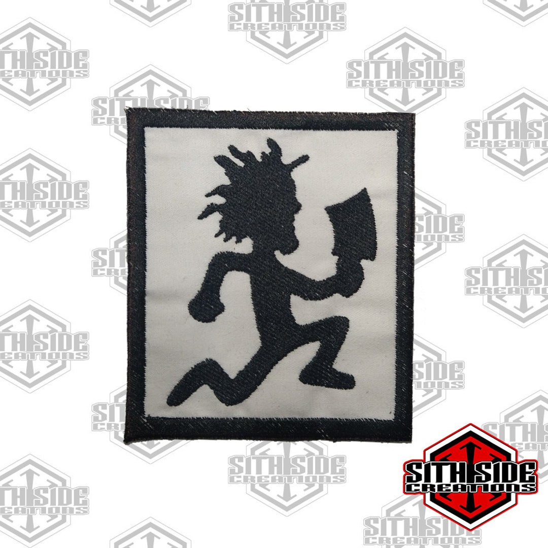 Insane Clown Posse Hatchetman Patch White Backing ICP NEW Etsy