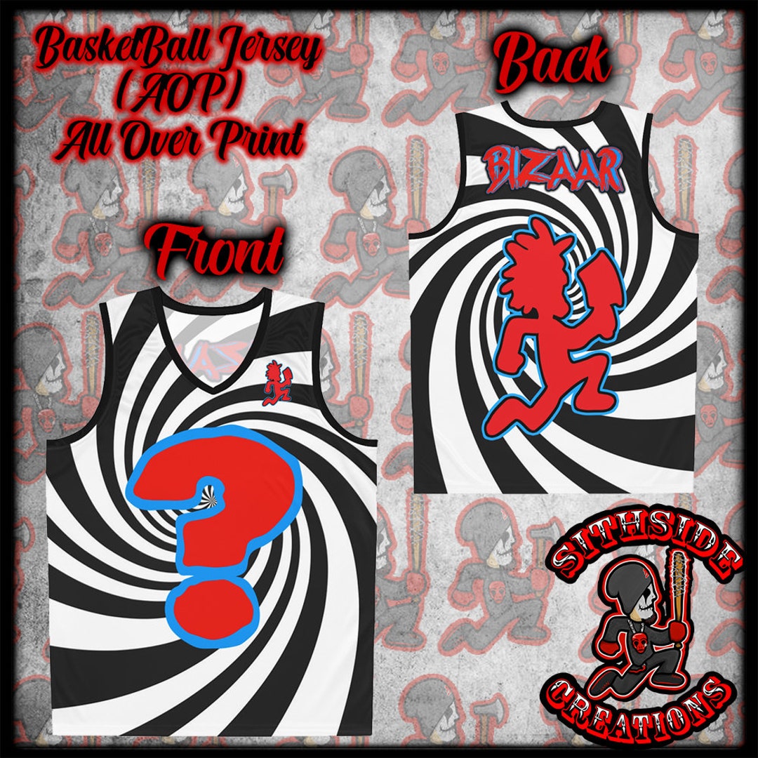 Bizaar Insane Clown Posse ICP Basketball Jersey Etsy