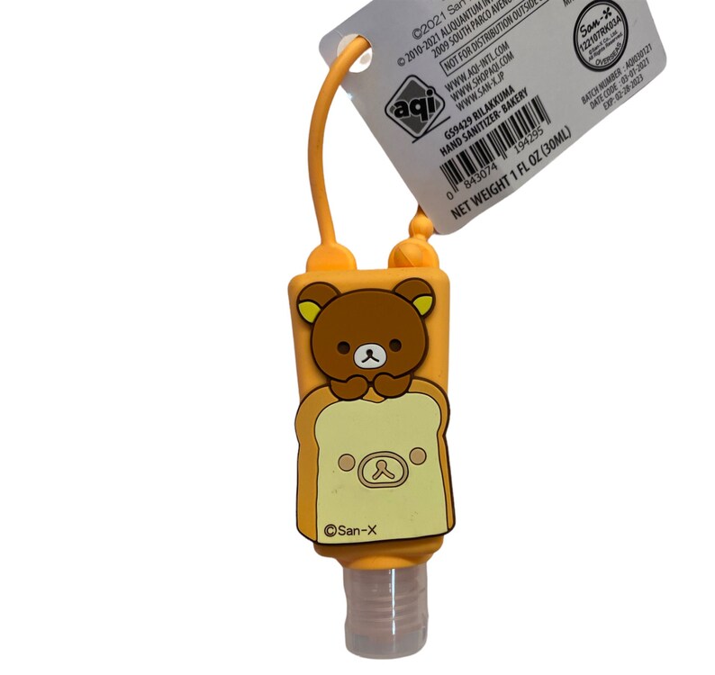 Kawaii Hand Sanitizer Holder Cute Hand Sanitizer Keychain Etsy