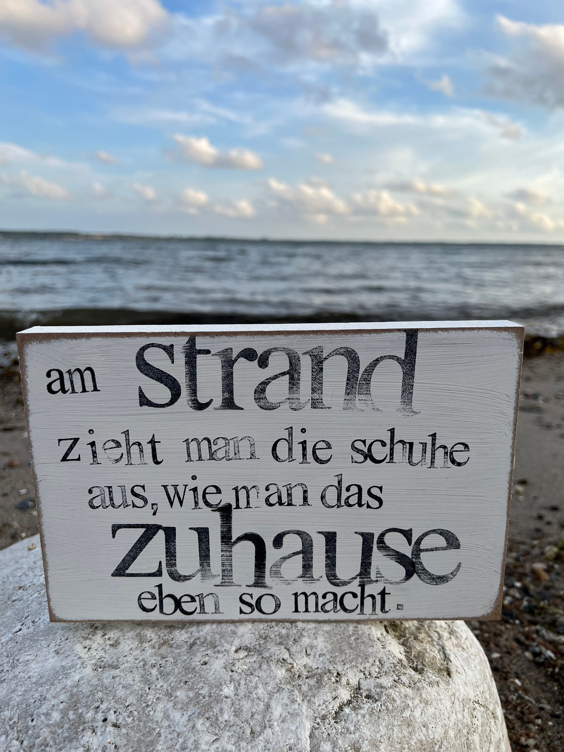 Putuo Decor Wandschild Moin - Küstendeko Mit Leuchtturm Metall