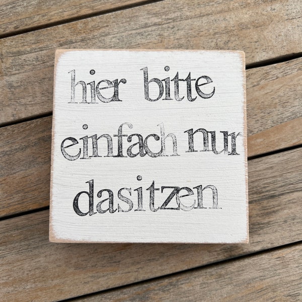 Holzbild mit spruch Etsy.de