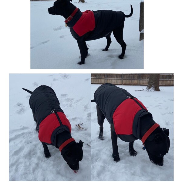 Winter Dog Vest Etsy