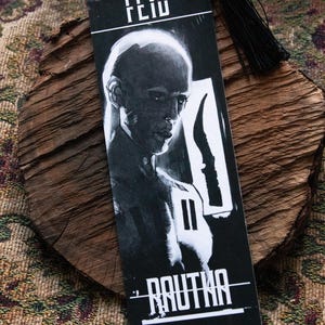 Bookmark Print featuring Feyd Rautha | Dune inspired Gothic Art | Original Art