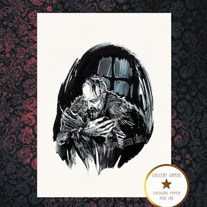 I am an Appetite | Gothic Vampire Dracula | Dark Art Archival Print