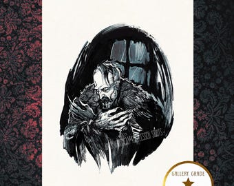I am an Appetite | Gothic Vampire Dracula | Dark Art Archival Print