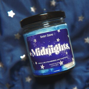 Midnights Candle | Soy Wax Blend | Handmade | Hand-Poured | Gift Ideas