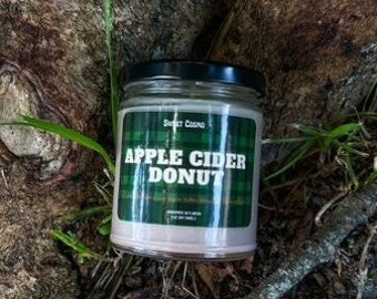 Apple Cider Donut 100% Soy Wax Candle