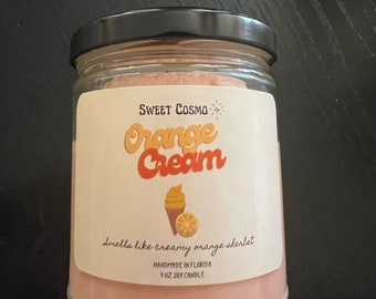 Orange Cream 100% Soy Wax Candle