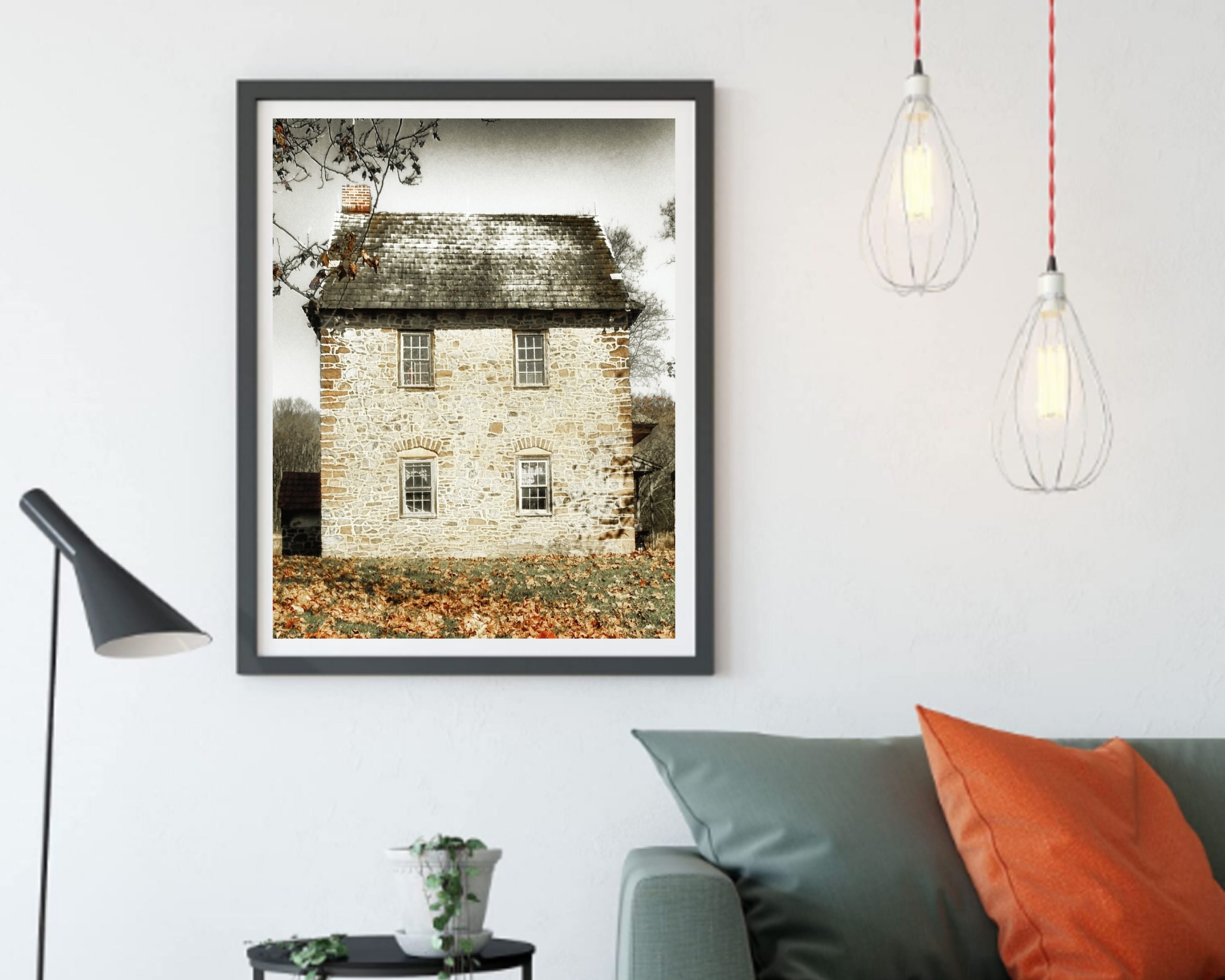 Old Farmhouse Rustic Printable Wall Art White Barn Country - Etsy