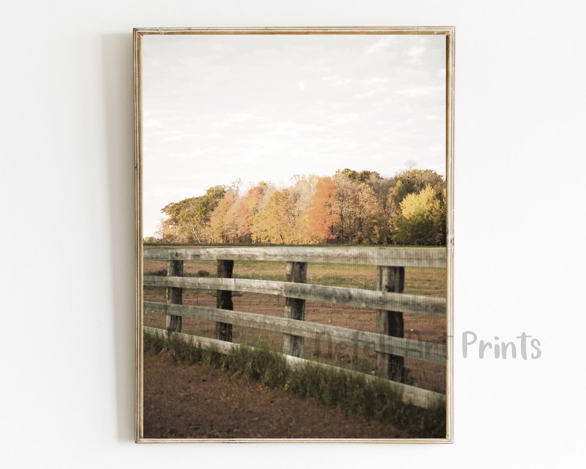 Farmhouse Rustic Set of 3 Photo Printable Wall Art Barn Windmill Fence ...