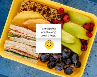 Positive Affirmations Lunch Box Notes - Middle School 01