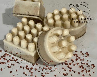 Handgemaakte natuurlijke koffiezeep, Café et Lait massagebar
