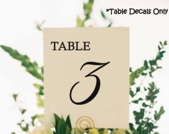 Décalcomanie de numéros de table en vrac, stickers numéros de table de mariage, numéros de plan de table, étiquettes de table pour quinceanera, stickers de table pour banquet