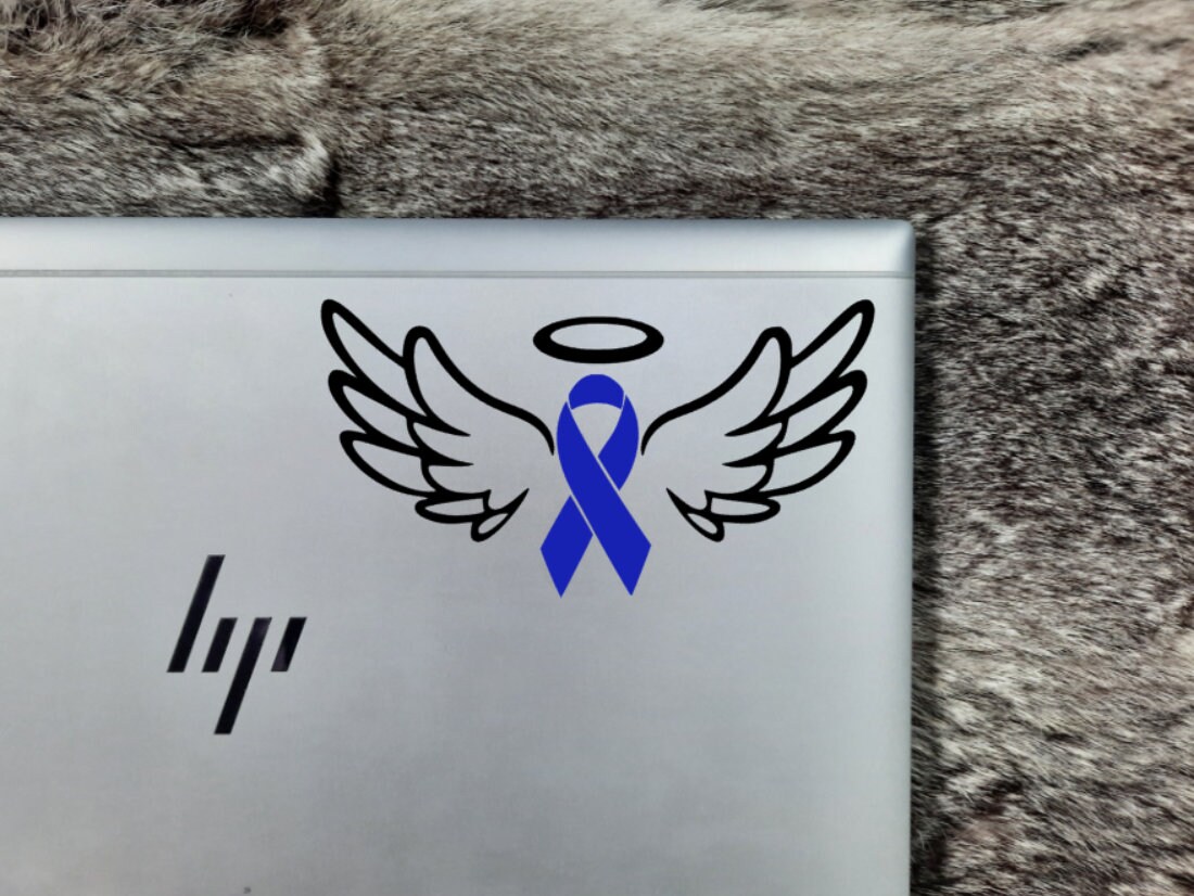 Custom Cancer Angel Decal, Personalized Cancer Awareness Sticker ...