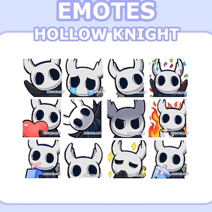 Hollow Knight Emote Bundle [Twitch Graphics / Youtube / Discord]