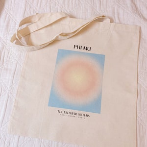 Phi Mu Aura Tote Bag