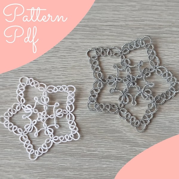 Tatting Star Pattern PDF | Schema Stella in chiacchierino   ENG - ITA