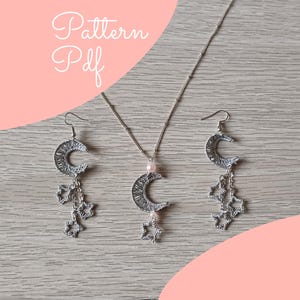 Schema orecchini chiacchierino: Collezione Moonlight, Shuttle Tatting PDF (Eng - Ita)