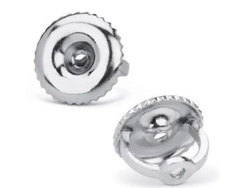 14k White Gold Replacement 1 Pair Screw Back for Stud Earrings Value 75.00