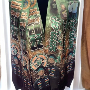 Custom Personalized Stole: Graduation Keepsake