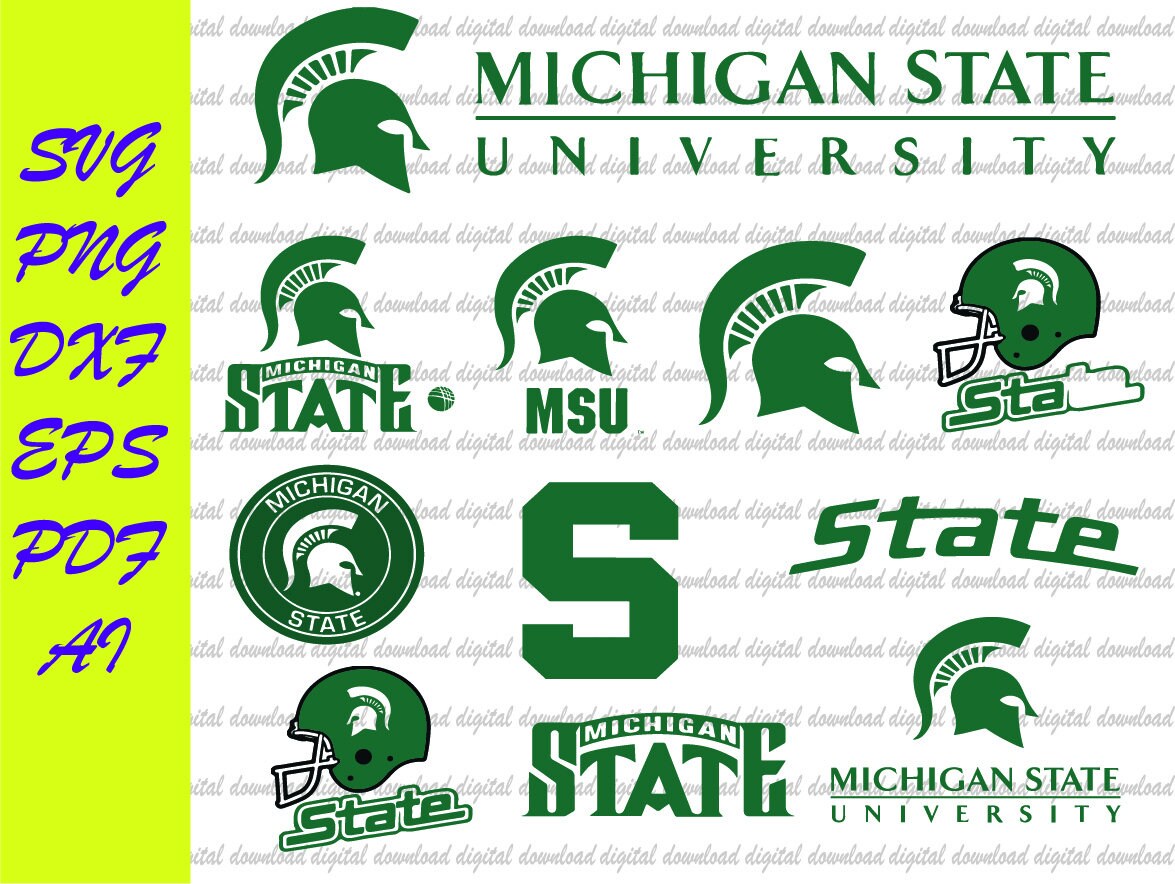 Msu Svg Etsy
