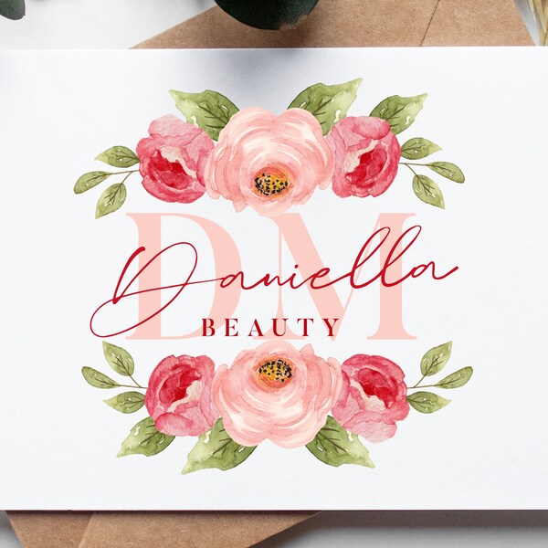 logo design online, Flower logo, Florist, Beauty shop, Boutique, Beautiful logo designs, logo design and download, premade logo, custom logo