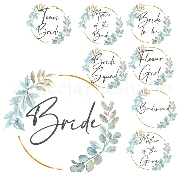 Bride graphics, Bride to be clipart, Graphic, Team bride, Bride squad, Bridesmaid, Flower girl, Instant Digital Download, Digital graphics