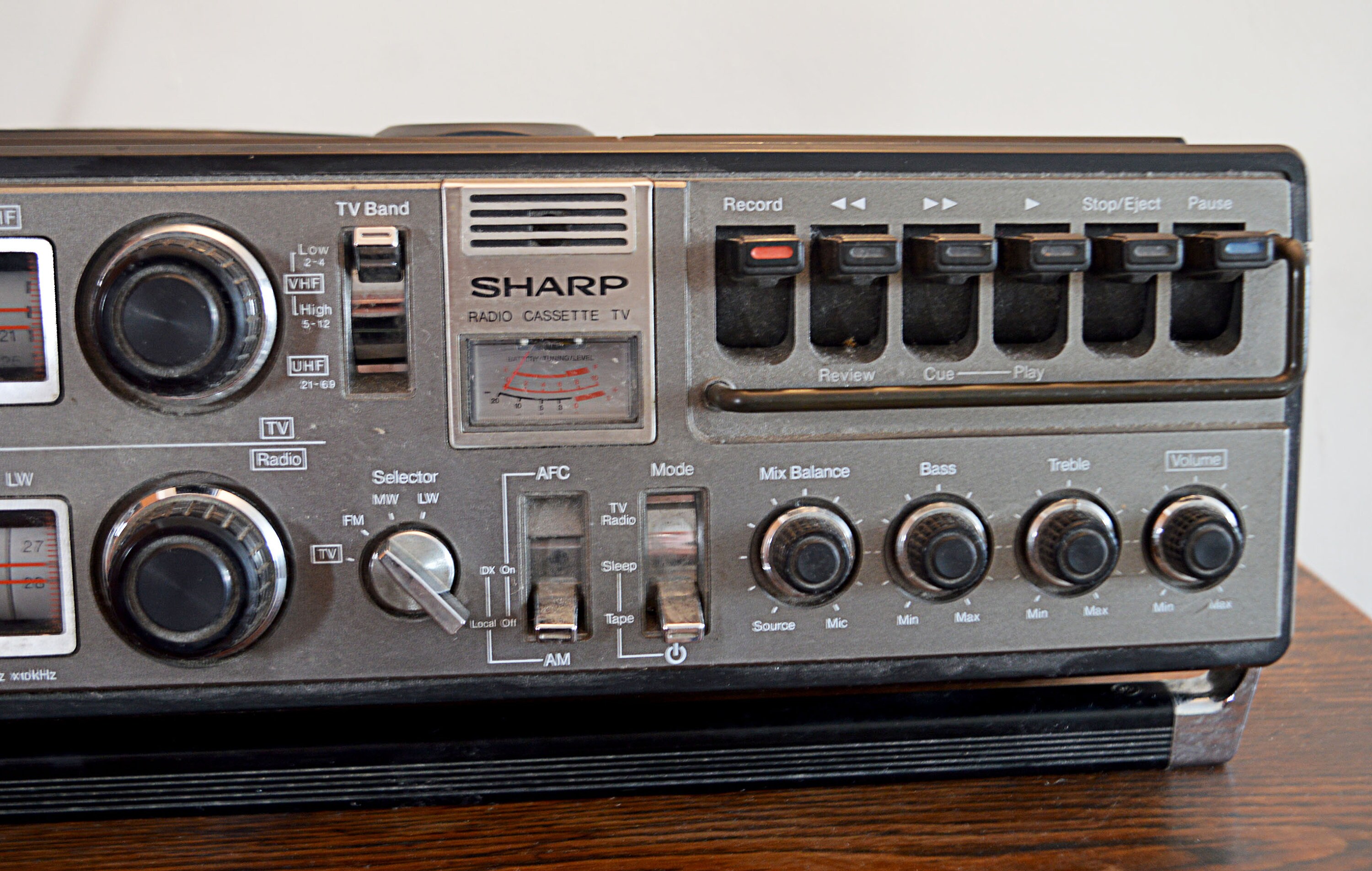 Sharp 5p27g Boombox Portable TV Radio Cassette Etsy