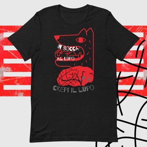 Italian wolf Unisex t-shirt
