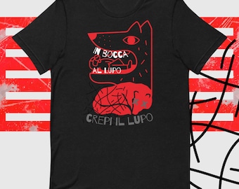 Italian wolf Unisex t-shirt