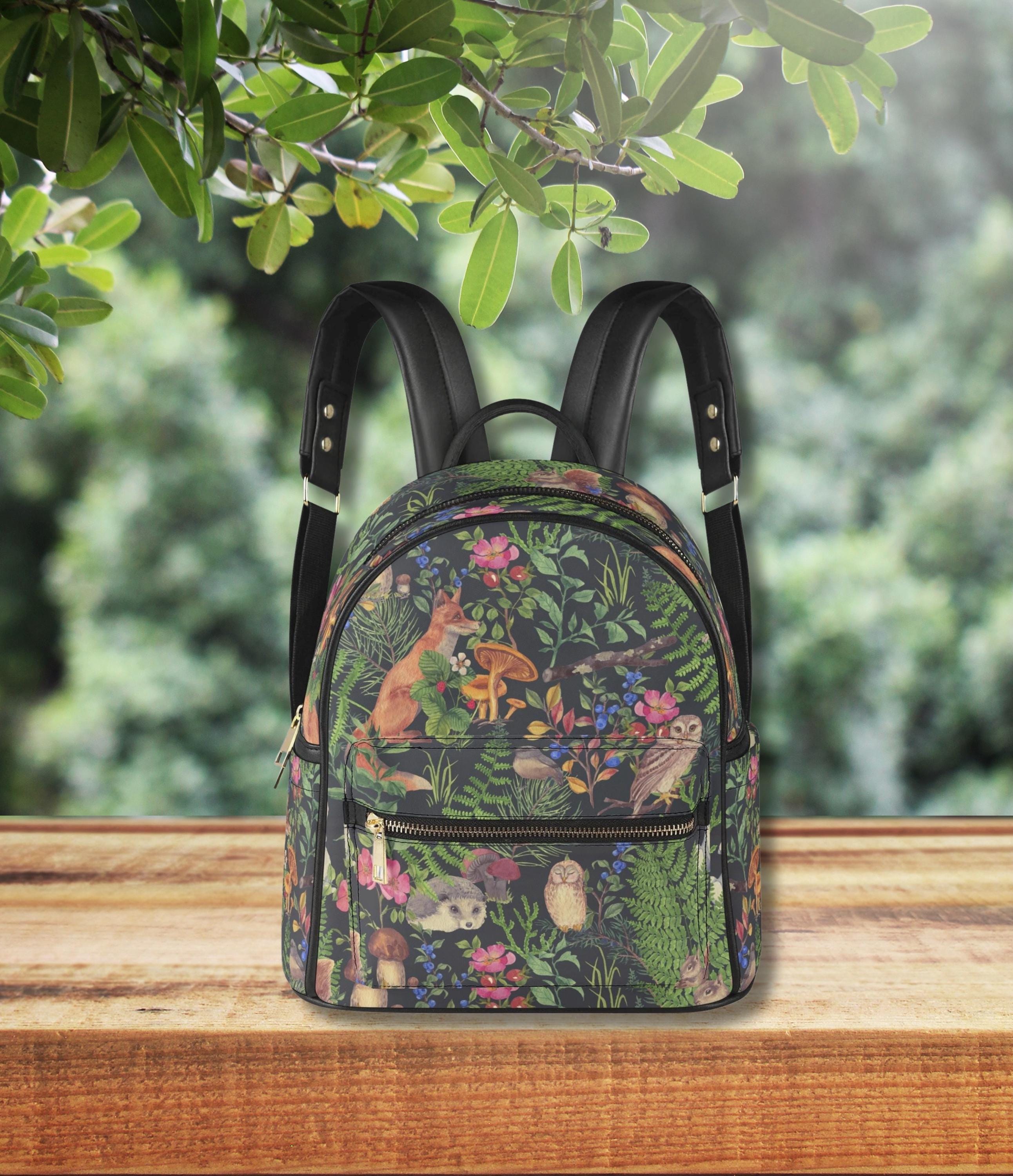 Fox Leather Backpack - Etsy