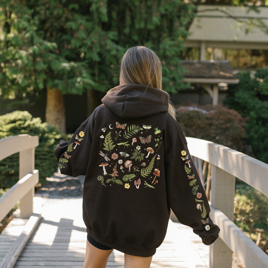 [MCM]★PHENOMENON Botanical Hoodie Veronica Biodegradable Fleece Hoodie – Frauenschuh USA