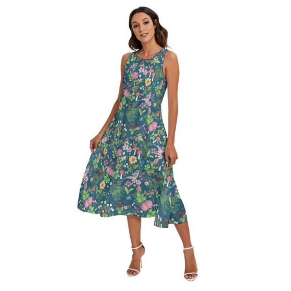 knee length dresses for ladies MIDI DRESS WITH HALTER NECK – Maggy London