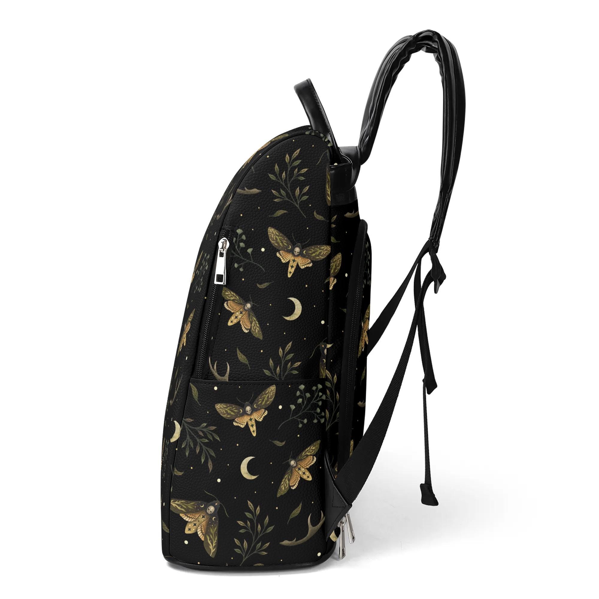 8686 Travel Backpack Purse Fashion Anti-theft Work Casual Death Moth MAKES Women main image 3