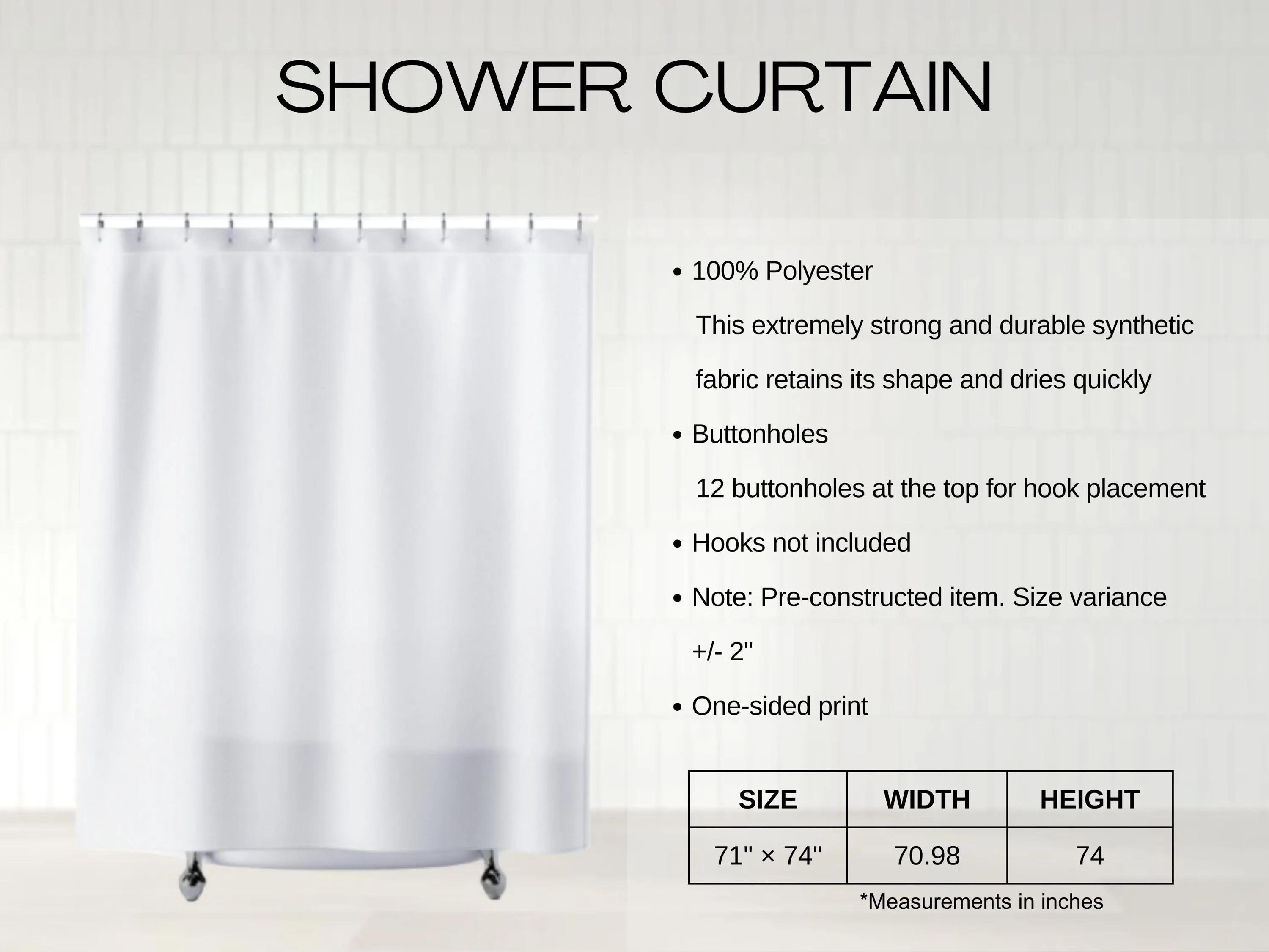 HERBARIUM Shower Curtains, Cottagecore Home Decor, Wildflowers Shower