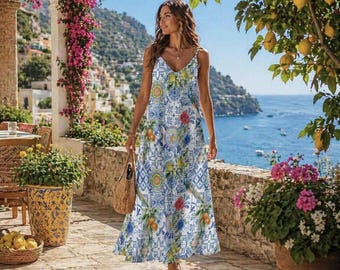 Rouje Laura Yellow Floral Midi Dress: Parisian Summer Style - Etsy