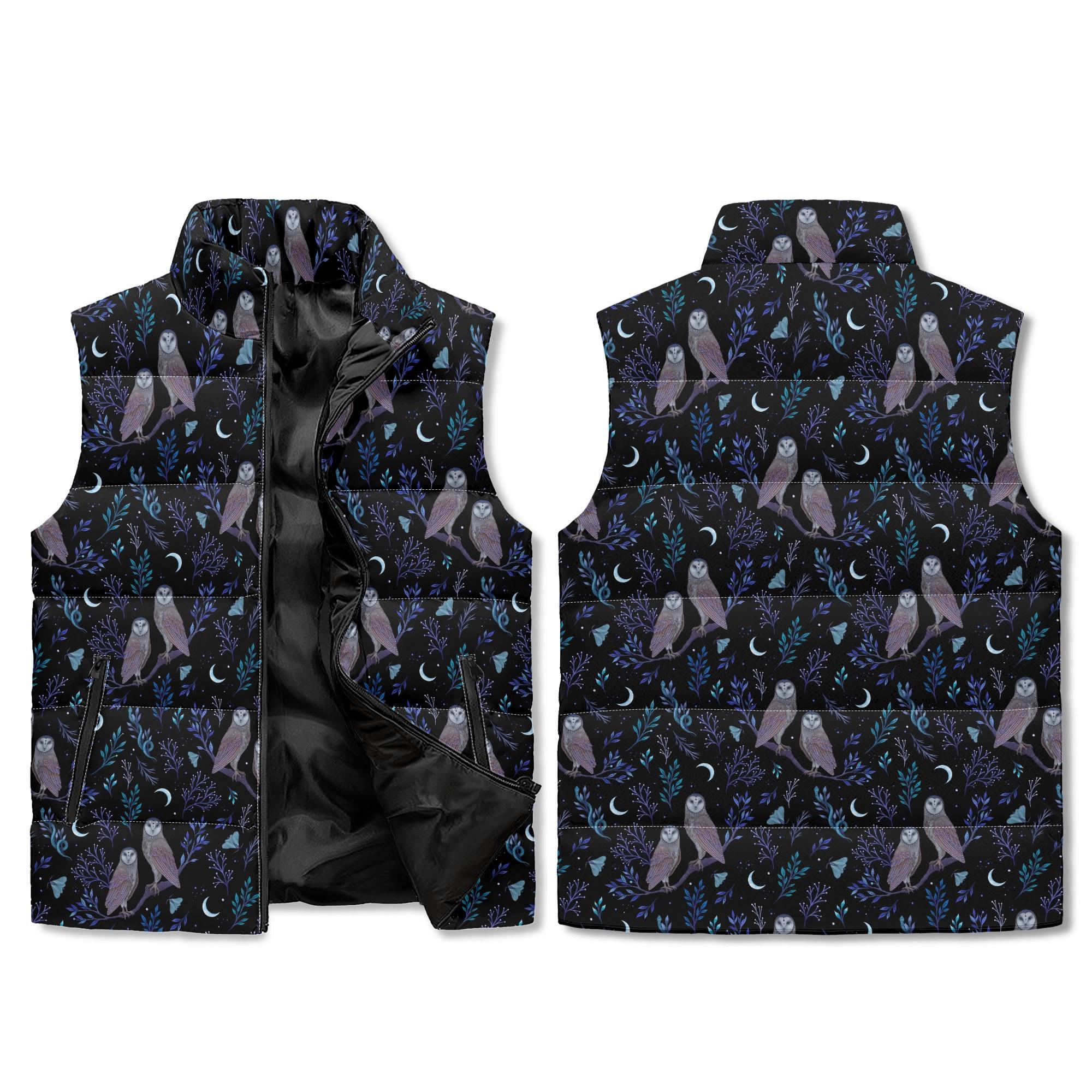 OWLS in the MOONLIGHT Lightweight Sleeveless Puffer Jacket
