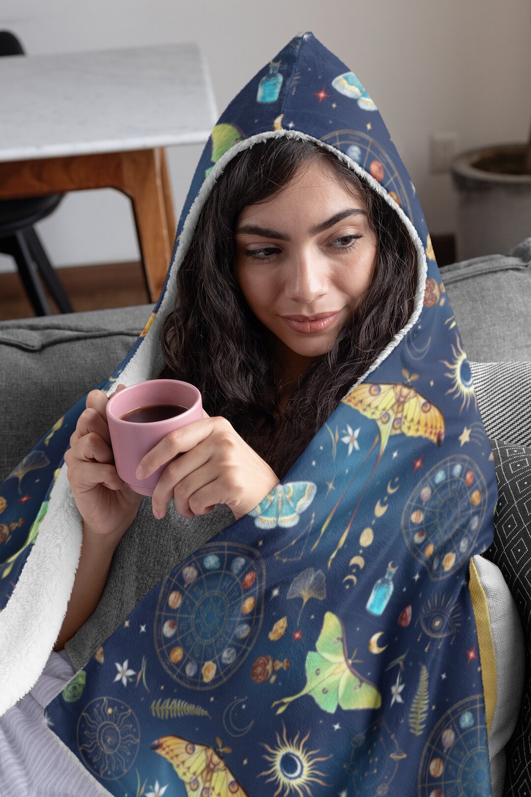 Two Spirit Medicine Hooded Blanket