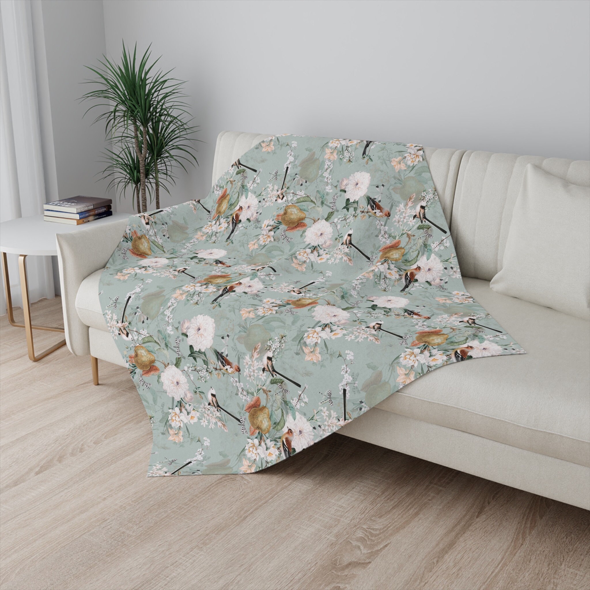 Lustige Mandarinen-Decke – Doppelseitig Mit Obst-Design, 150 Cm Rund, Für Drinnen & Draußen
