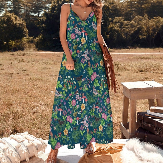 chinese dress ladies Petal and Pup Women's Ciao Ruffles Maxi Dress