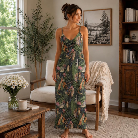 whimsical dress Whimsical Charm Maxi Dress Print