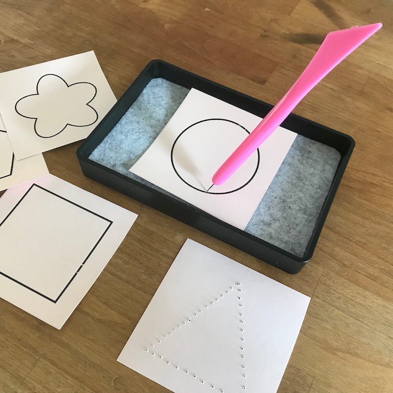 Montessori Pin Punch Set for Ages 3 to 6 Etsy