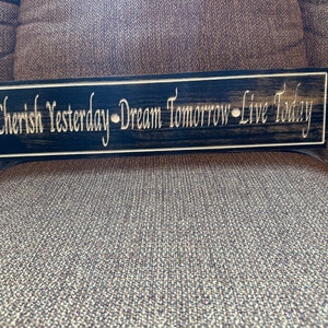 Cherish Dream Live Plaque